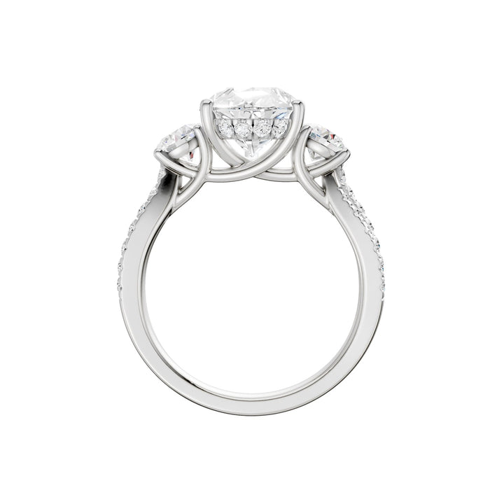 14K 4.00CT Lab Grown Diamond Engagement Ring