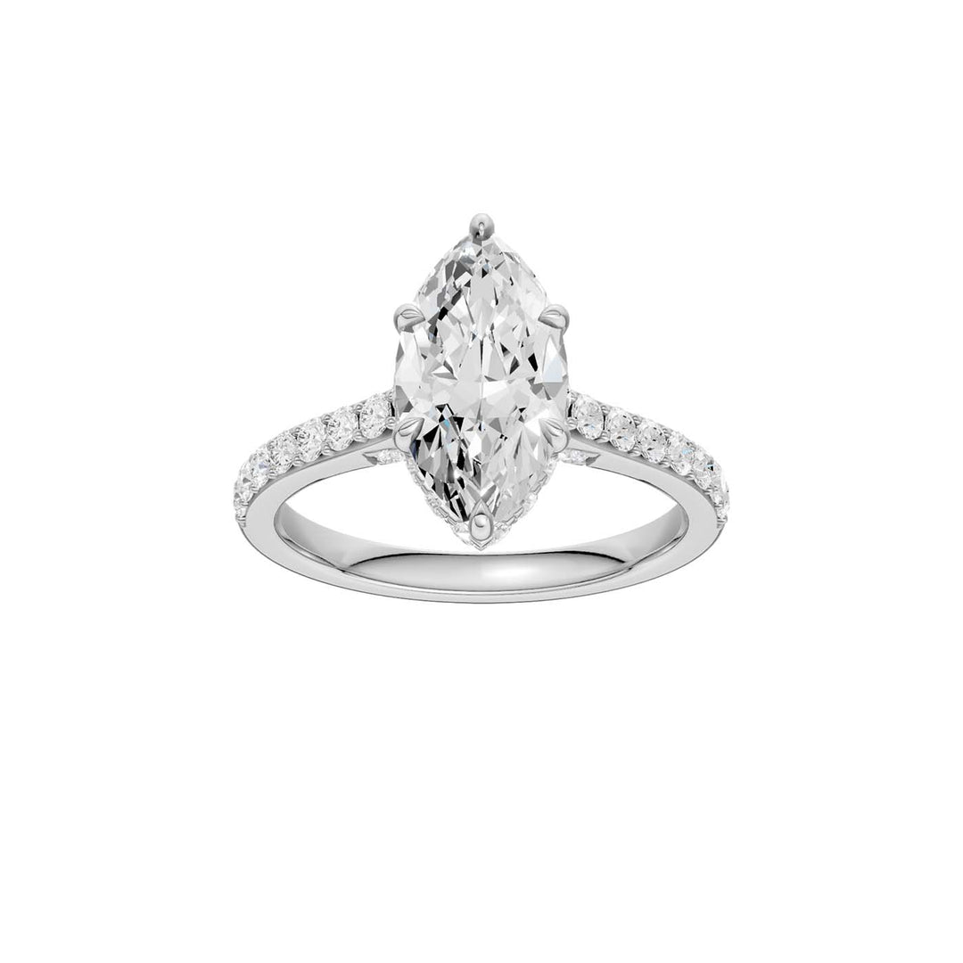 14K 2.50CT Lab Grown Diamond Engagement Ring