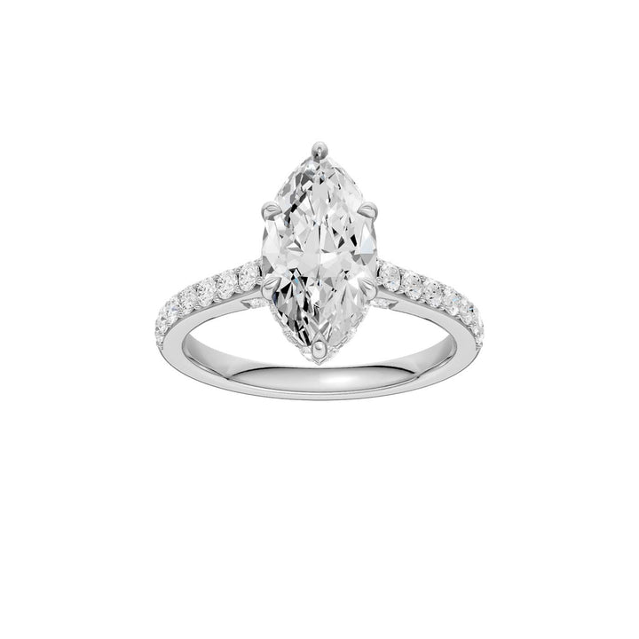 14K 2.50CT Lab Grown Diamond Engagement Ring
