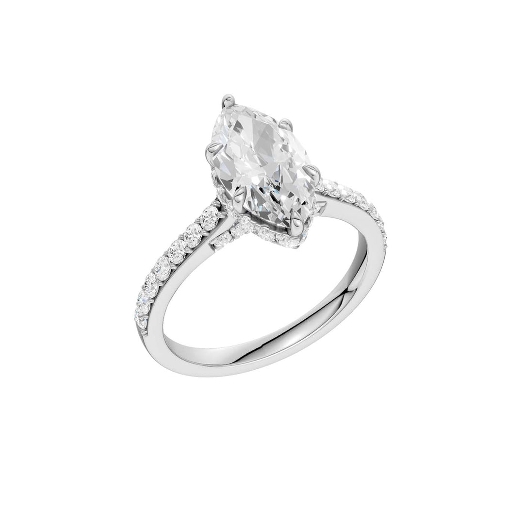 14K 2.50CT Lab Grown Diamond Engagement Ring