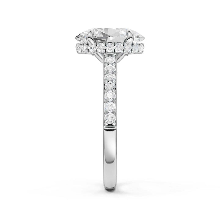 14K 3.50CT Lab Grown Diamond Engagement Ring