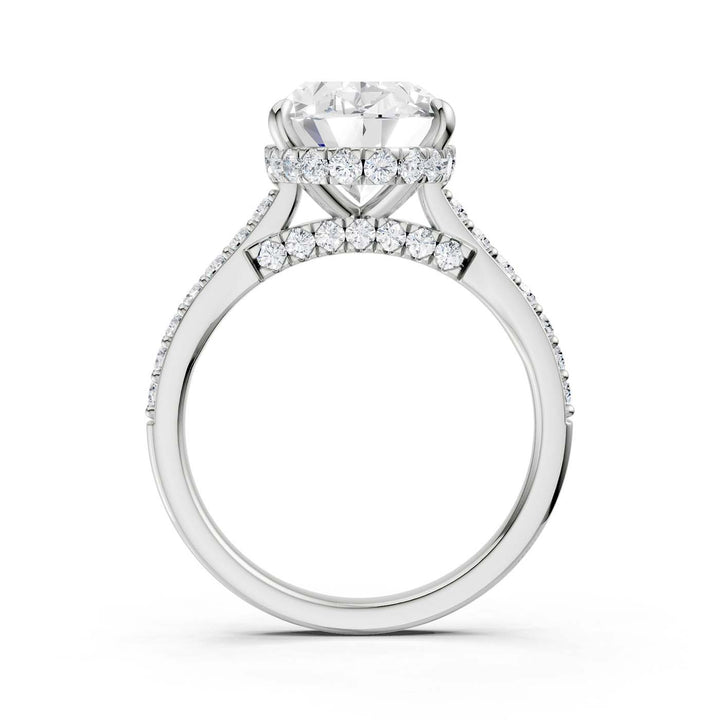 14K 4.50CT Lab Grown Diamond Engagement Ring