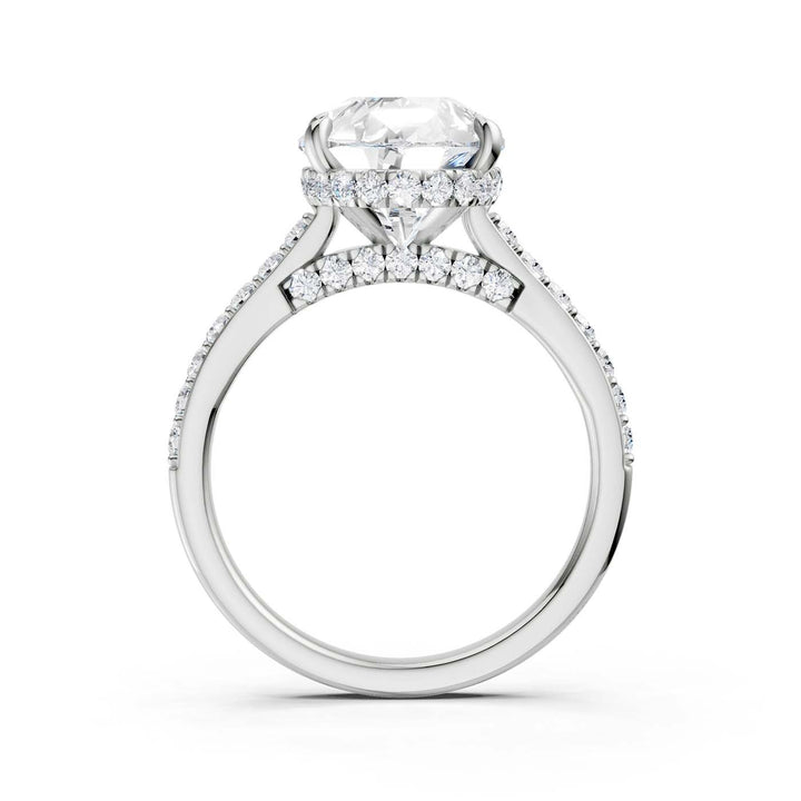 14K 4.50CT Lab Grown Diamond Engagement Ring