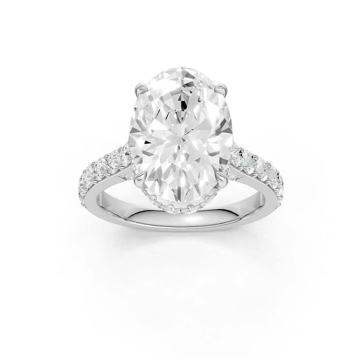 14K 6.00CT Lab Grown Diamond Engagement Ring