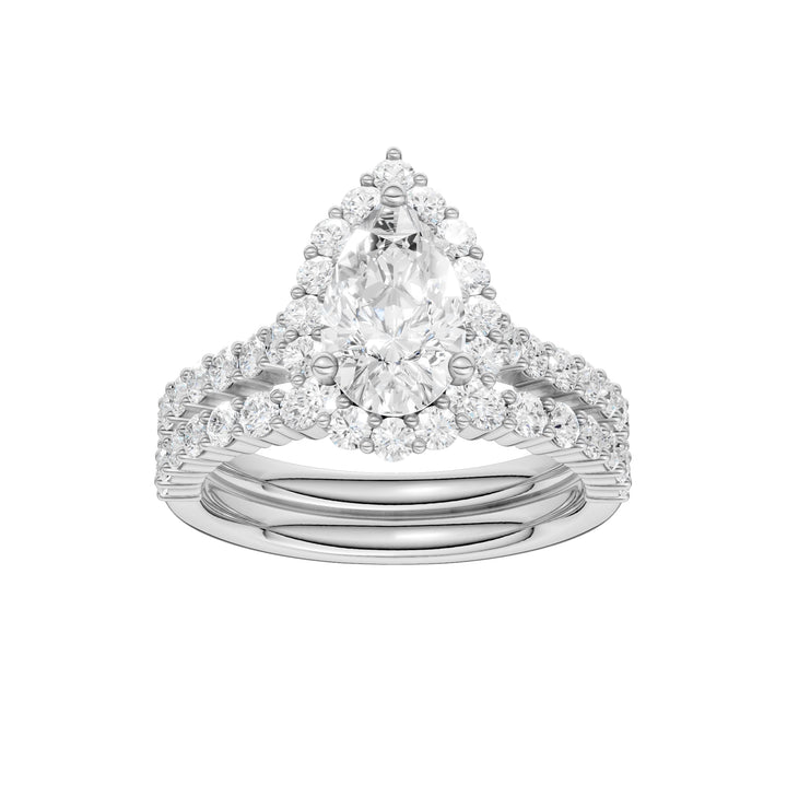 14K 2.00CT DIAMOND BRIDAL SET