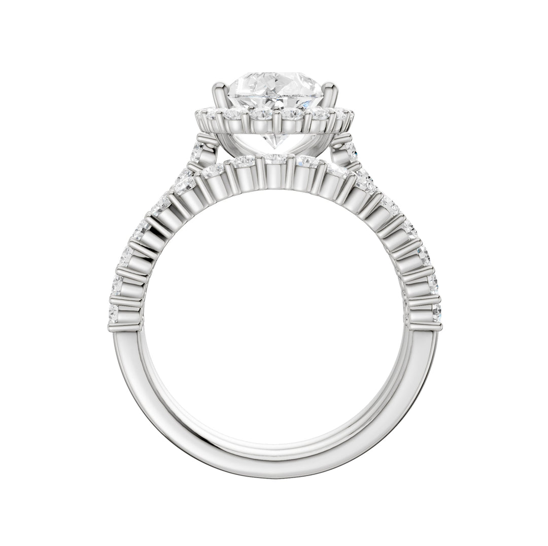 14K 3.00CT DIAMOND BRIDAL SET