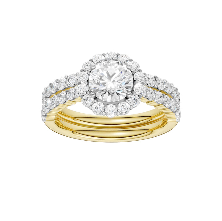 14K 2.00CT DIAMOND BRIDAL SET