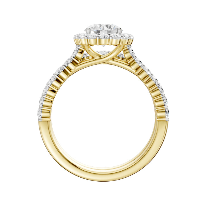 14K 2.00CT DIAMOND BRIDAL SET