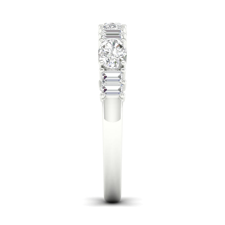 14K 1.00CT Fancy Lab Grown Diamond Band