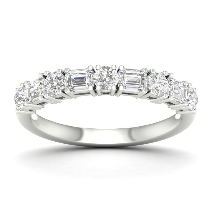 14K 1.00CT Fancy Lab Grown Diamond Band