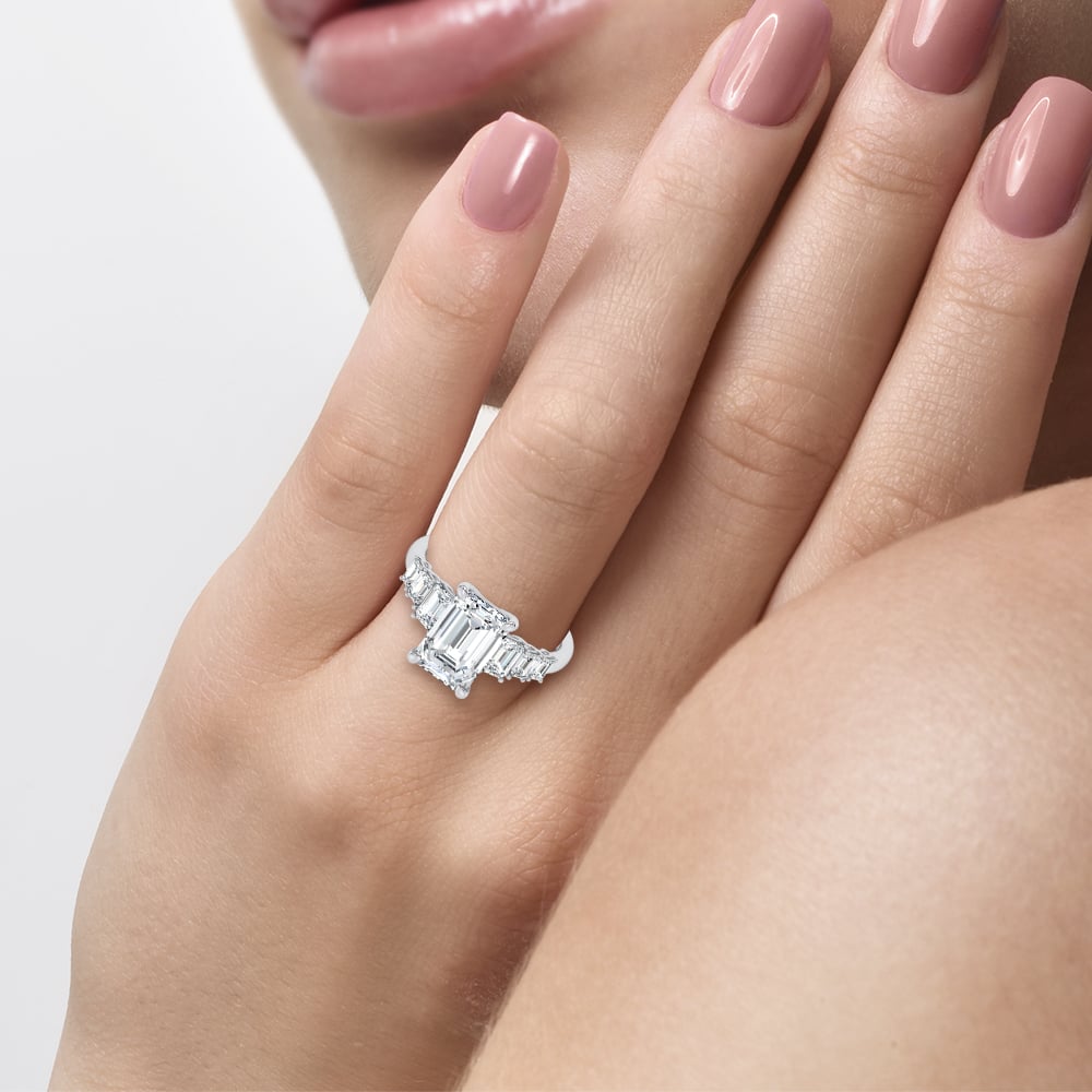 14K 4.06CT  Diamond Engagement Ring