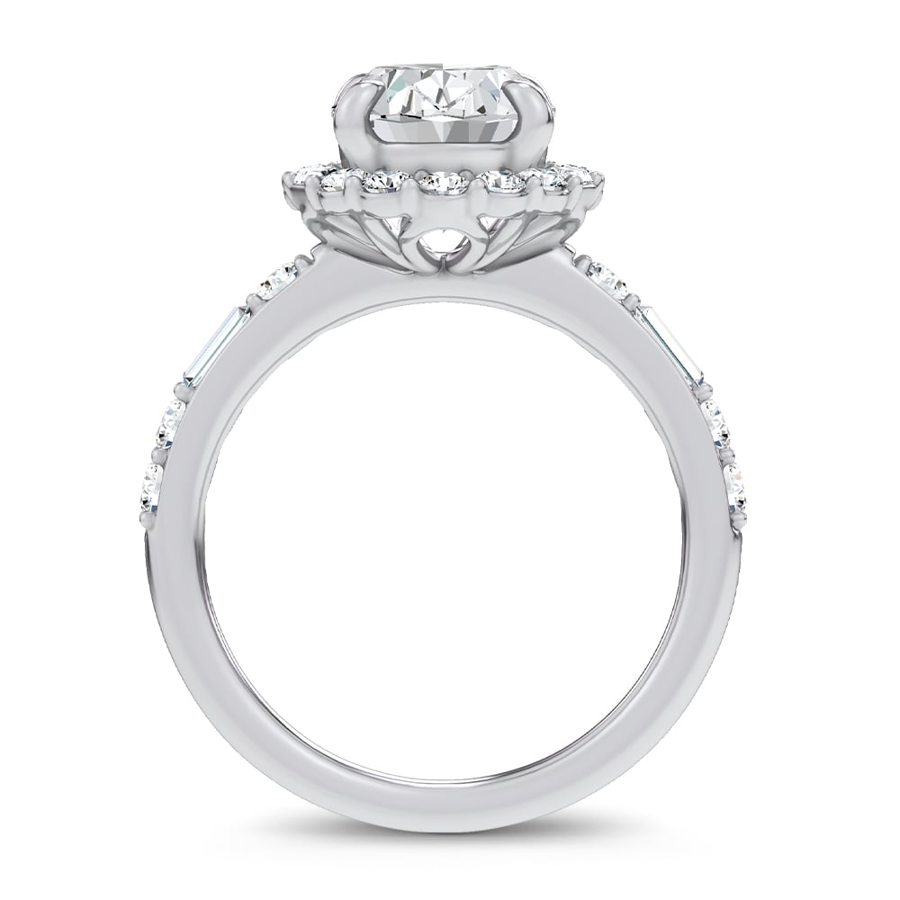 14K 3.82CT Lab Diamond  Ring