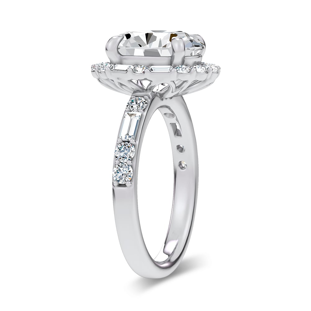 14K 3.82CT Lab Diamond  Ring