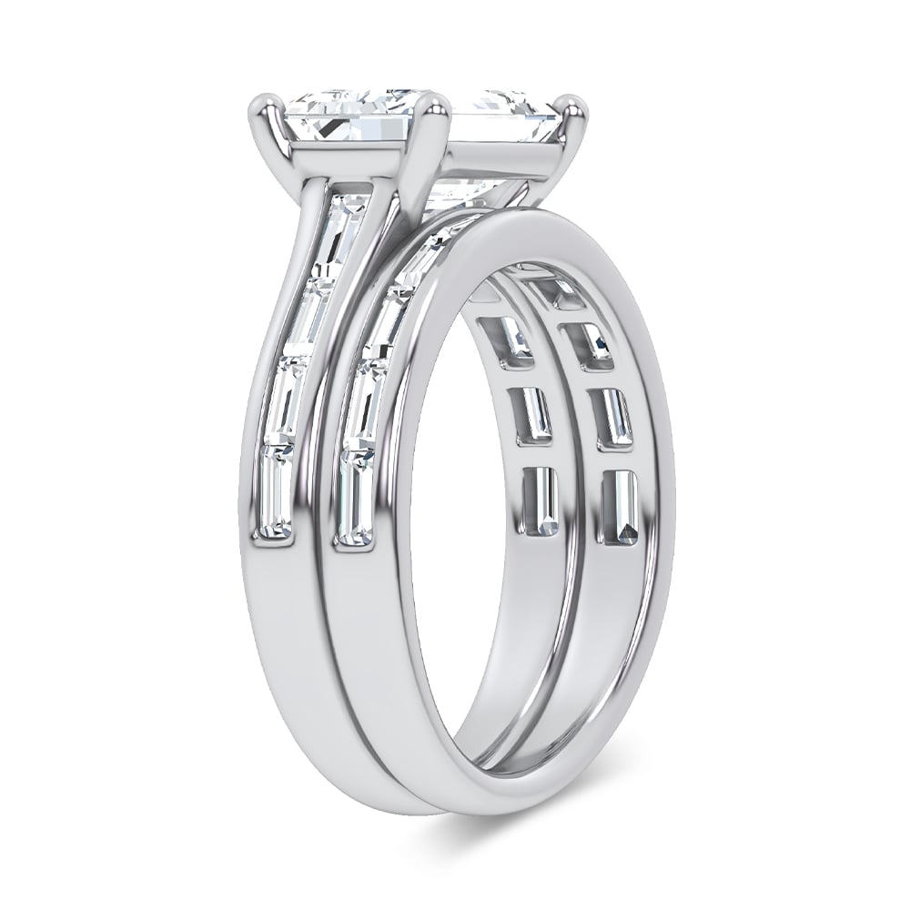 14K 3.59CT DIAMOND BRIDAL SET
