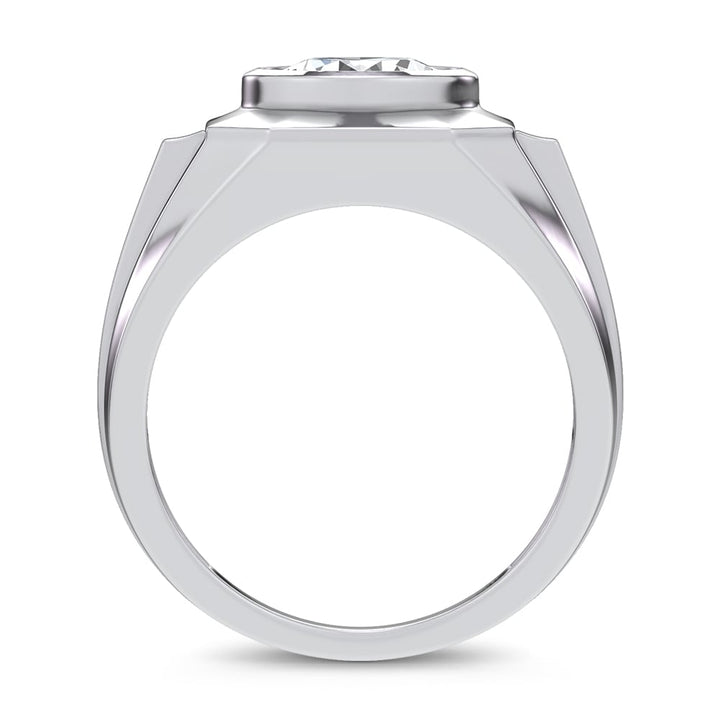 14K 3.00CT Lab Diamond Mens Ring