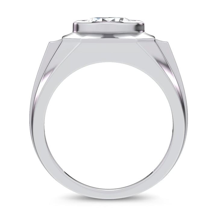 14K 3.00CT Lab Diamond Mens Ring