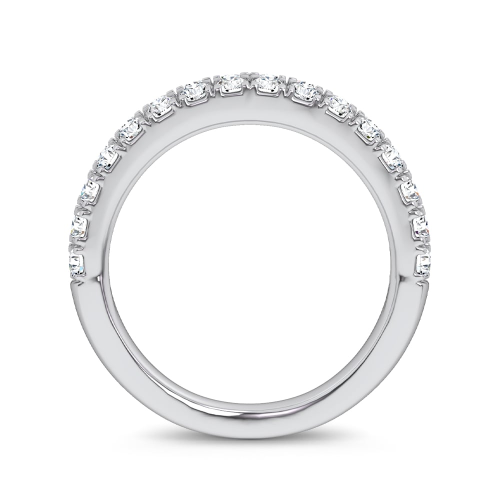 14K 2.00CT Lab Diamond  Fancy Band