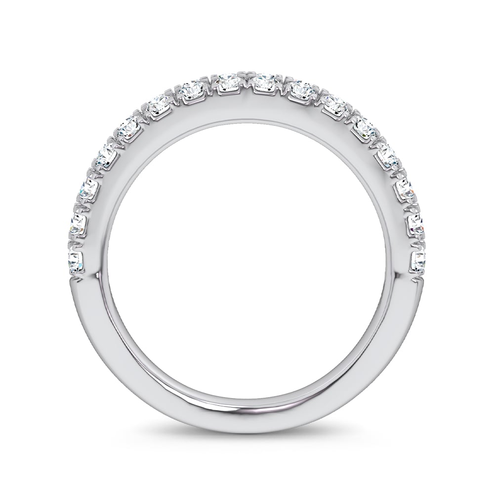 14K 2.00CT Lab Diamond  Fancy Band