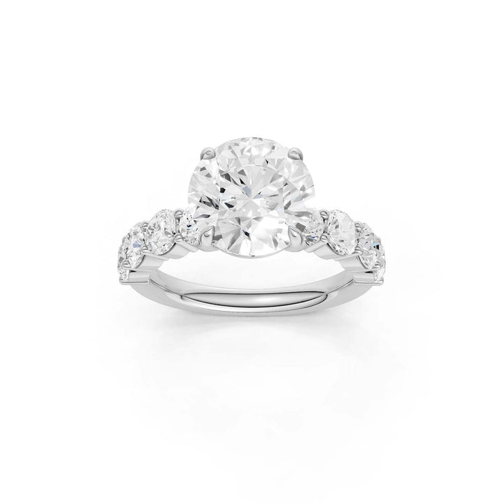 14K 4.50CT Lab Grown Diamond Engagement Ring