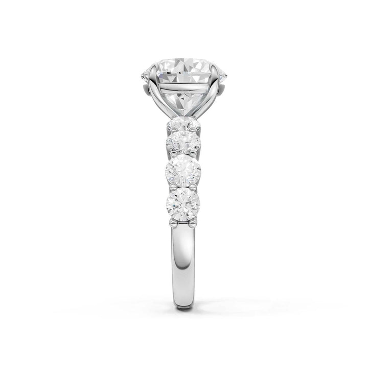 14K 4.50CT Lab Grown Diamond Engagement Ring