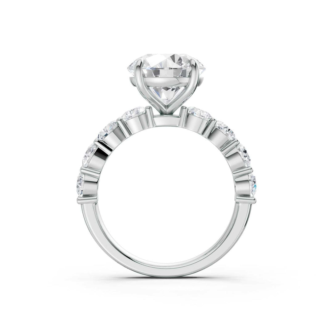 14K 4.50CT Lab Grown Diamond Engagement Ring