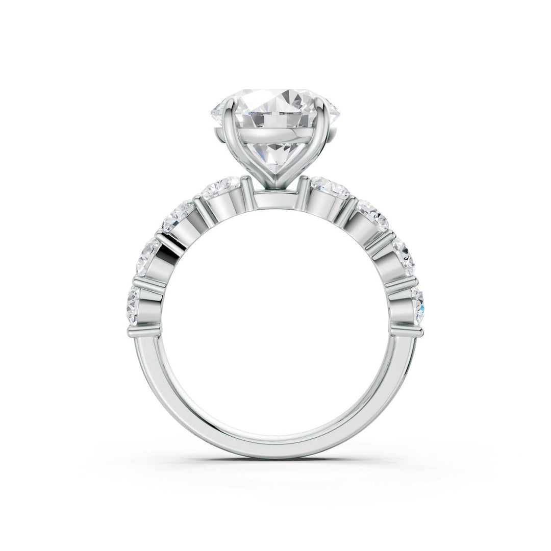 14K 4.50CT Lab Grown Diamond Engagement Ring