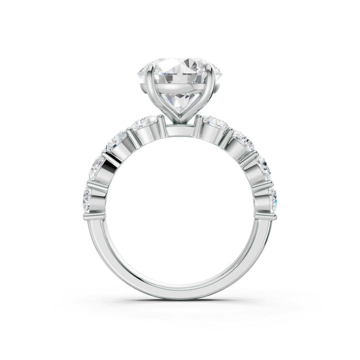 14K 4.50CT Lab Grown Diamond Engagement Ring