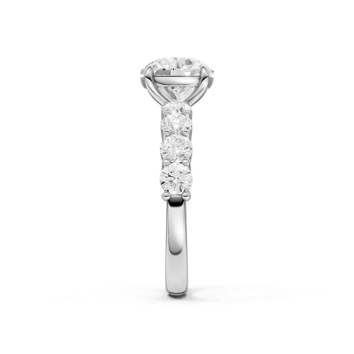 14K 3.00CT Lab Grown Diamond Engagement Ring