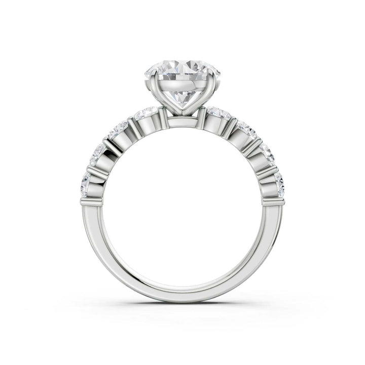 14K 3.00CT Lab Grown Diamond Engagement Ring
