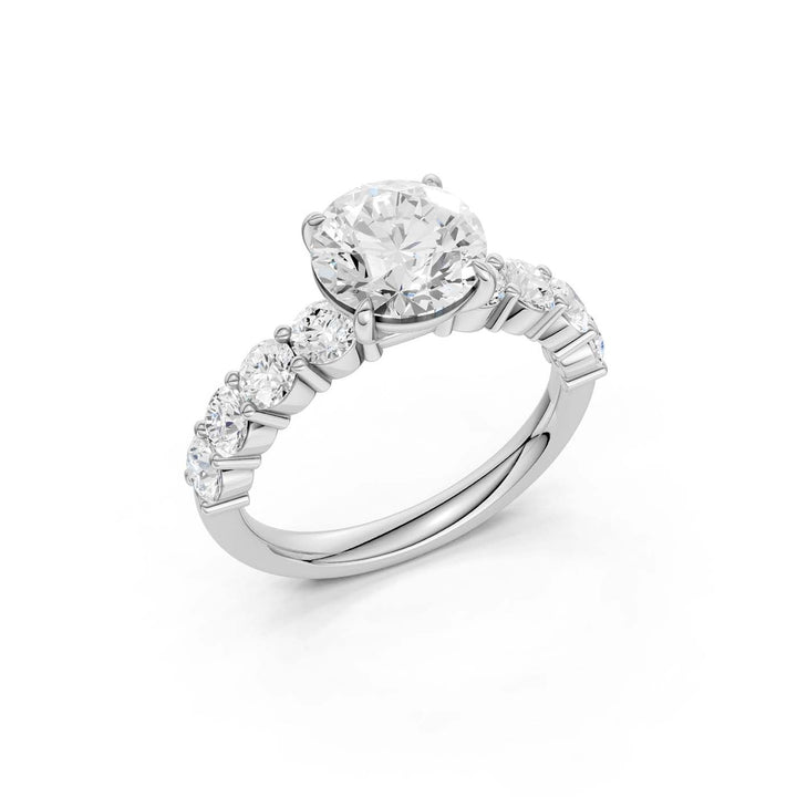14K 3.00CT Lab Grown Diamond Engagement Ring