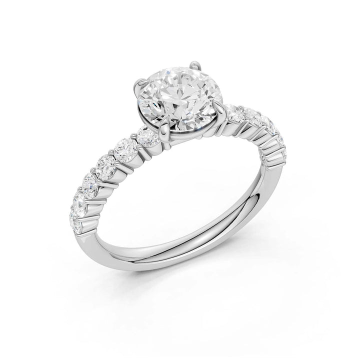 14K 2.00CT Lab Grown Diamond Engagement Ring