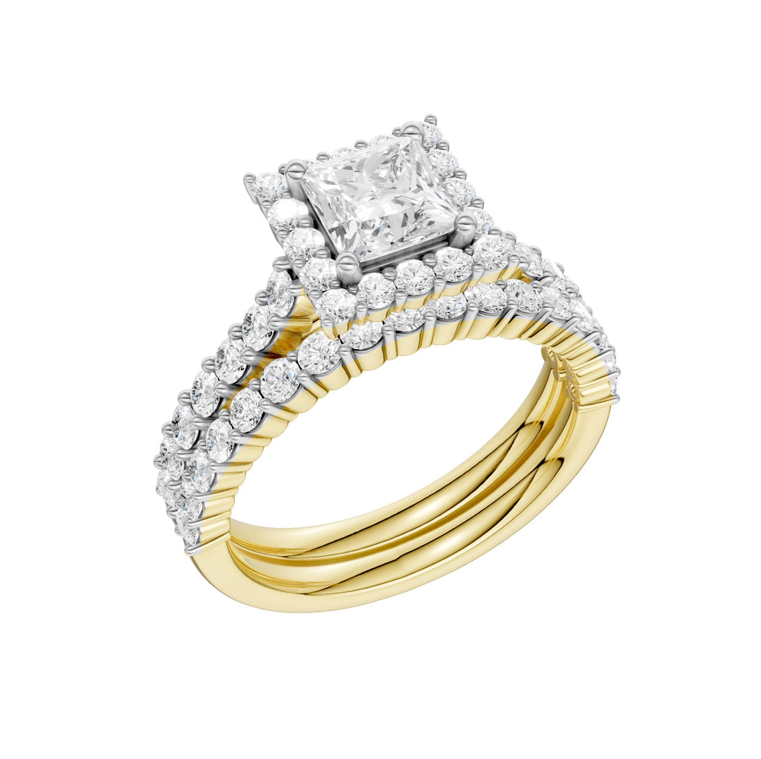 14K 2.00CT DIAMOND BRIDAL SET