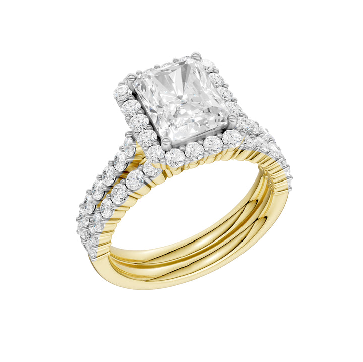 14K 3.00CT DIAMOND BRIDAL SET