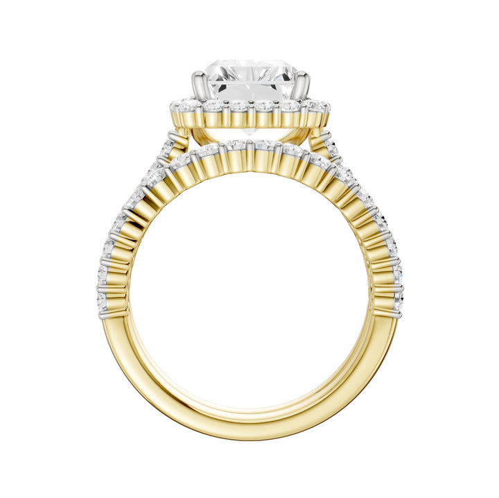 14K 4.00CT DIAMOND BRIDAL SET