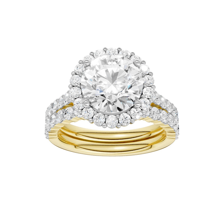 14K 4.00CT DIAMOND BRIDAL SET