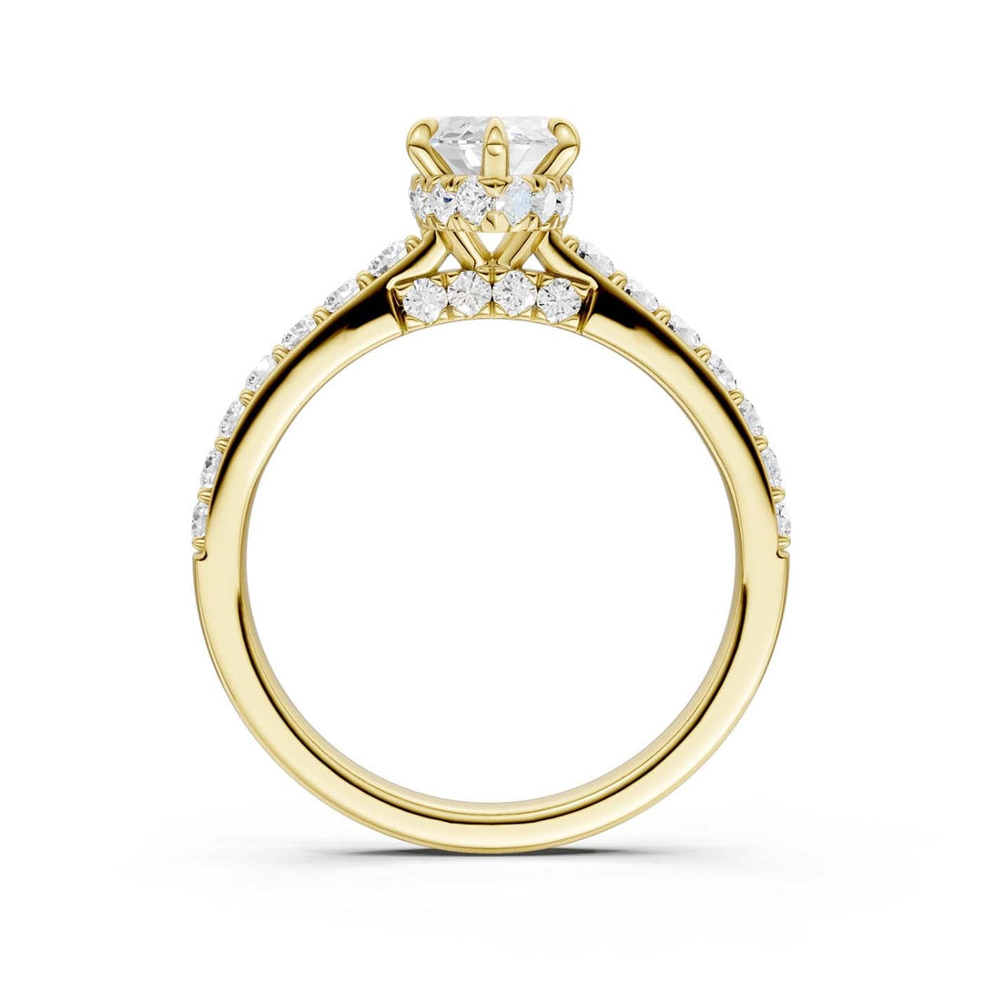 14K 1.50CT Lab Grown Diamond Engagement Ring