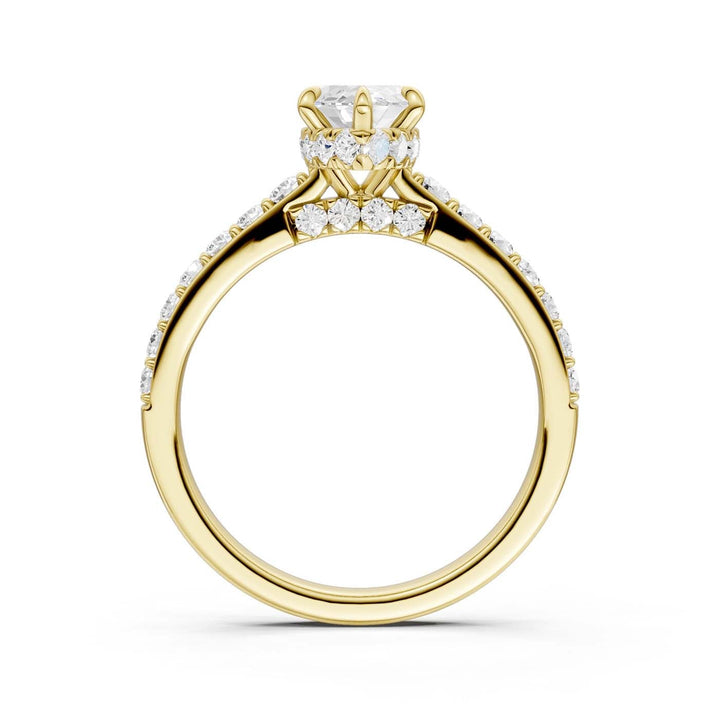 14K 1.50CT Lab Grown Diamond Engagement Ring