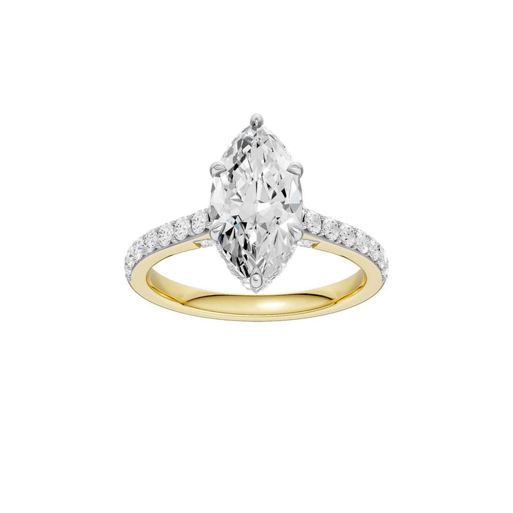 14K 2.50CT Lab Grown Diamond Engagement Ring