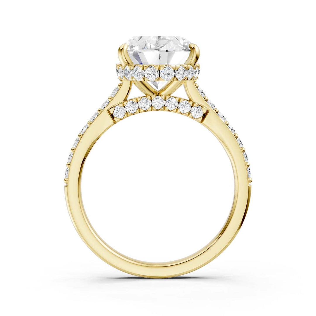 14K 4.50CT Lab Grown Diamond Engagement Ring