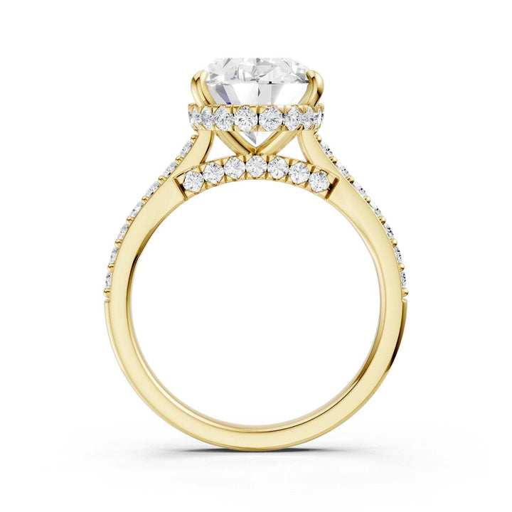 14K 4.50CT Lab Grown Diamond Engagement Ring