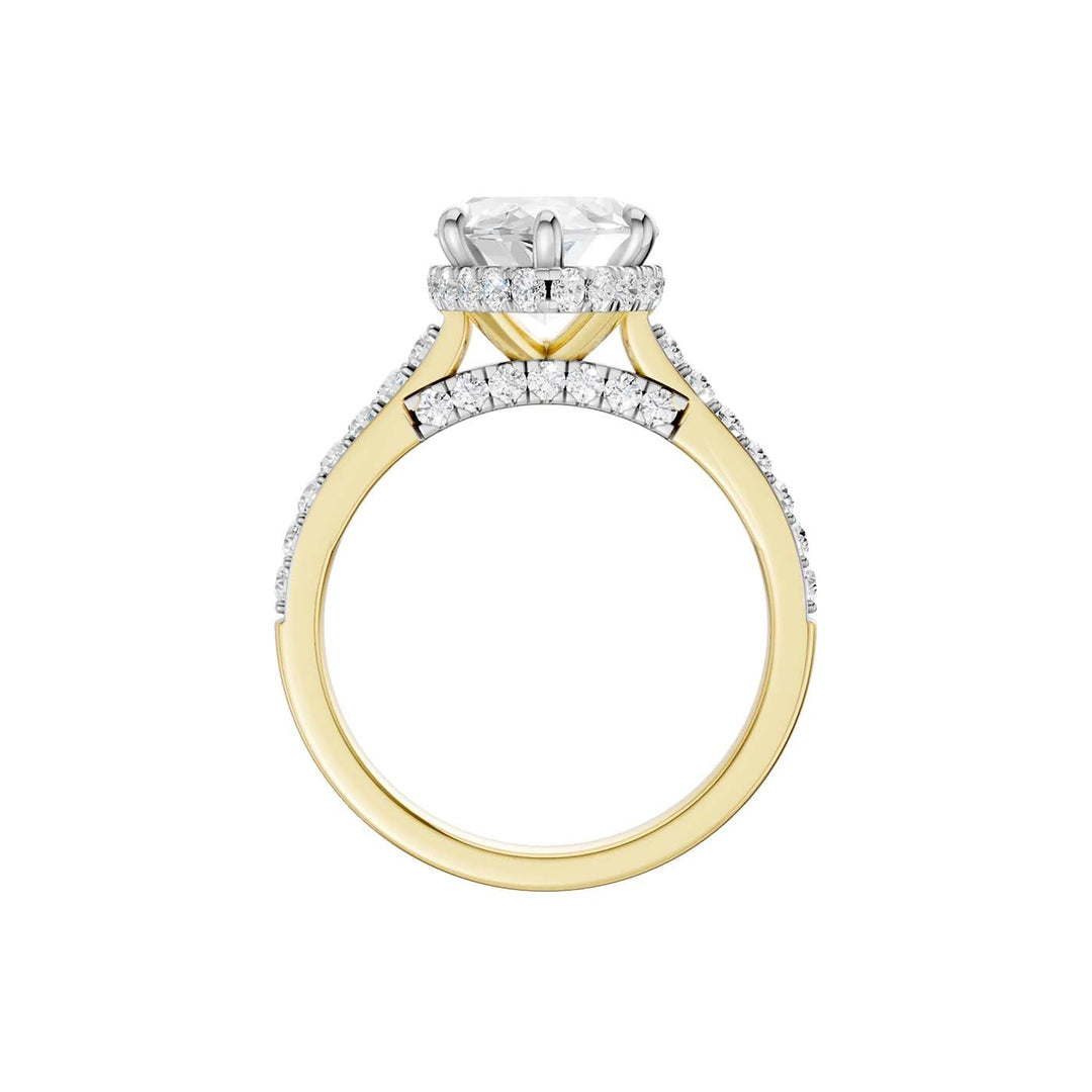 14K 4.50CT Lab Grown Diamond Engagement Ring