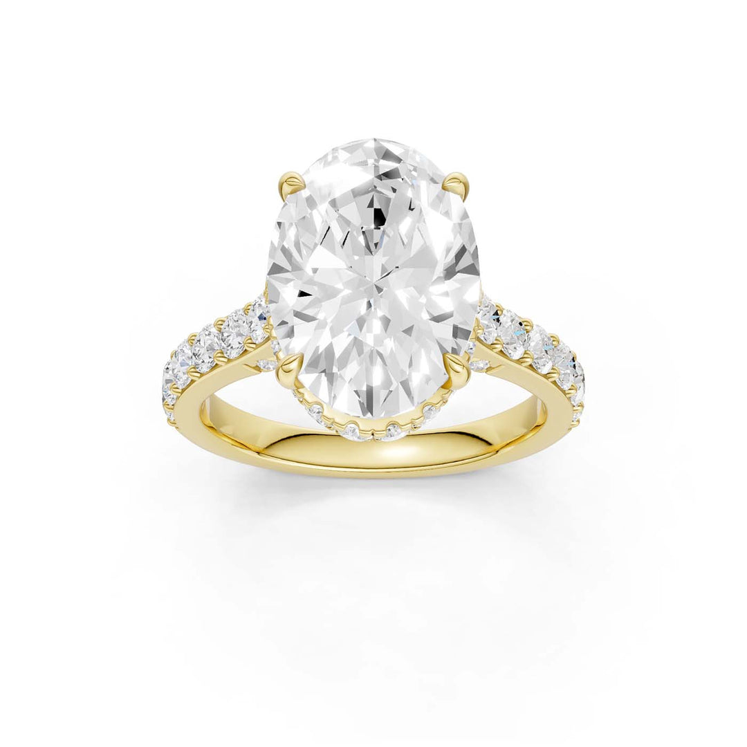 14K 6.00CT Lab Grown Diamond Engagement Ring