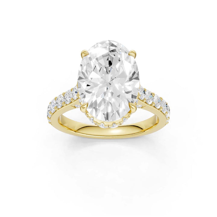 14K 6.00CT Lab Grown Diamond Engagement Ring
