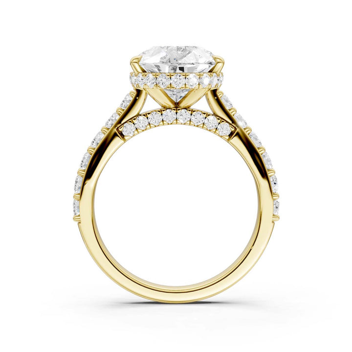 14K 6.00CT Lab Grown Diamond Engagement Ring
