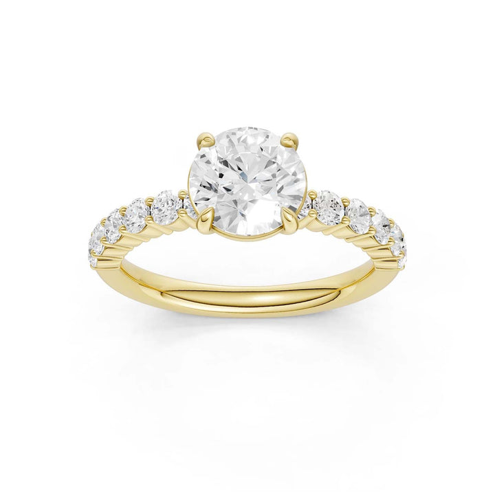 14K 2.00CT Lab Grown Diamond Engagement Ring