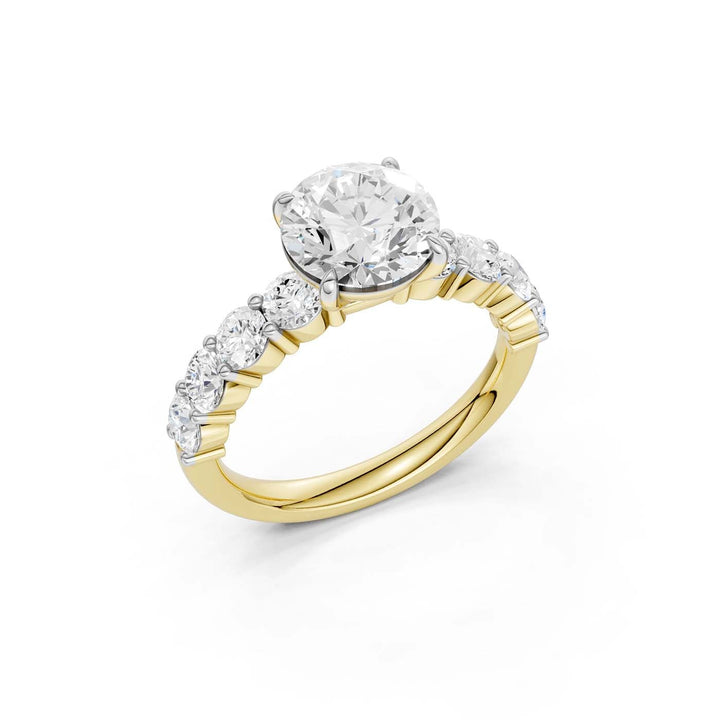 14K 3.00CT Lab Grown Diamond Engagement Ring