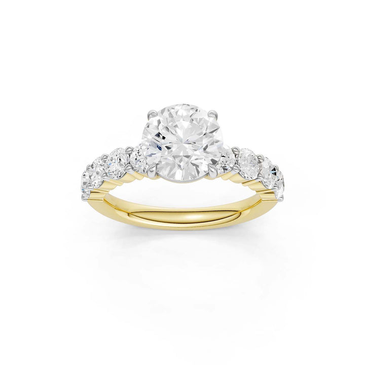 14K 3.00CT Lab Grown Diamond Engagement Ring