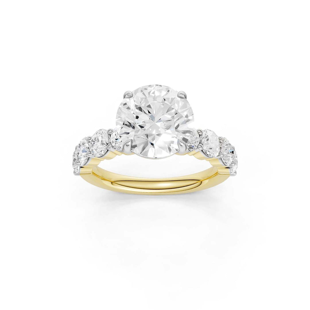 14K 4.50CT Lab Grown Diamond Engagement Ring