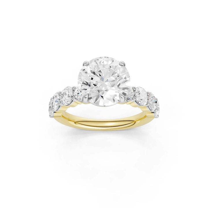 14K 4.50CT Lab Grown Diamond Engagement Ring