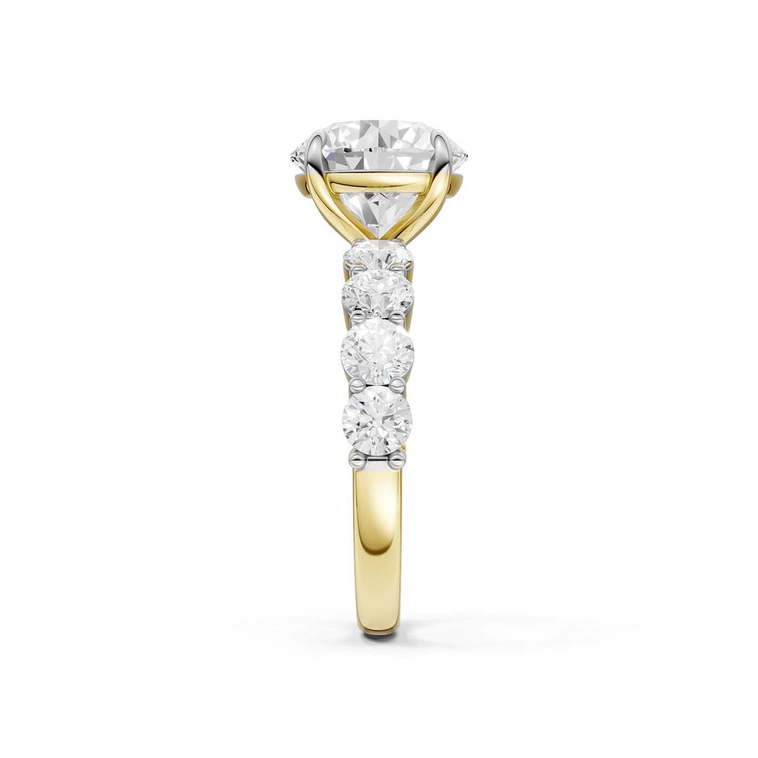 14K 4.50CT Lab Grown Diamond Engagement Ring